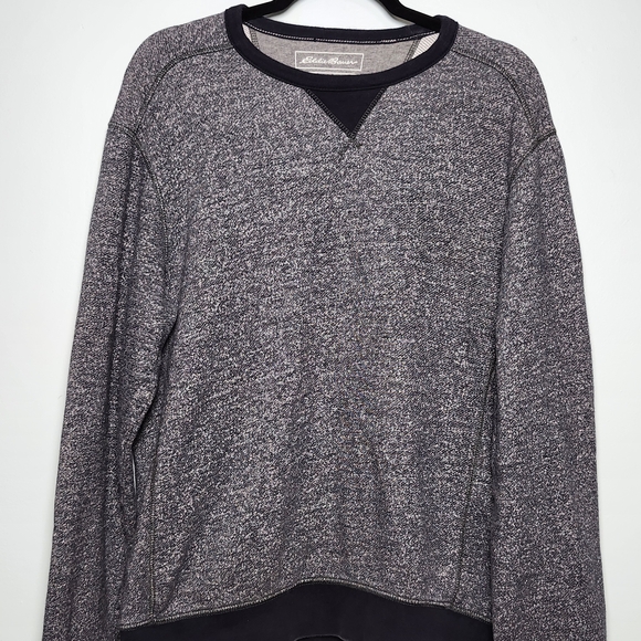 Eddie Bauer Outdoor Heathered Gray Crewneck Men’s Medium - Picture 6 of 6